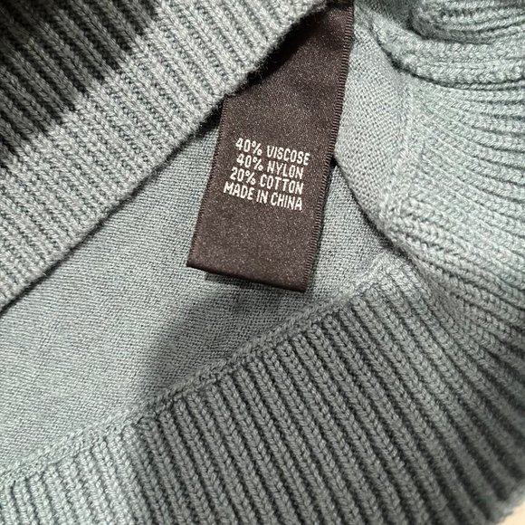 Adrianna Papell Green Small Tight Knit Ribbed Hem Sleeveless Office Sweater - Picture 13 of 13